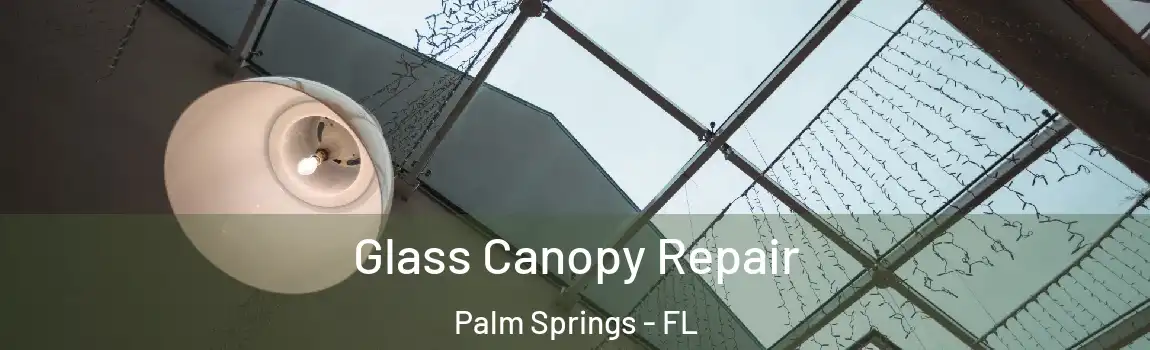  Glass Canopy Repair Palm Springs - FL